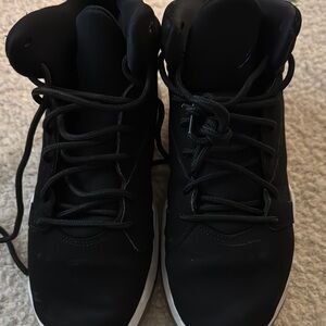 Stylish Black High-Top Sneakers